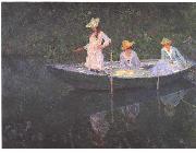 En Norvegienne. La barque a Giverny, Claude Monet